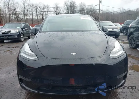 2022 Tesla Model Y Long Range Dual Motor All-Wheel Drive from USA, damaged, VIN 7SAYGDEE2NF414094